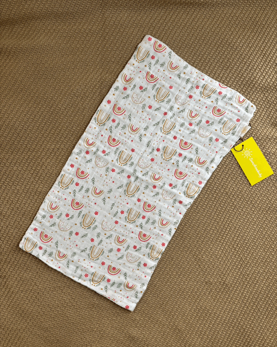 100% Muslin Cotton Hand Towels (25*50cms)Pack of 3