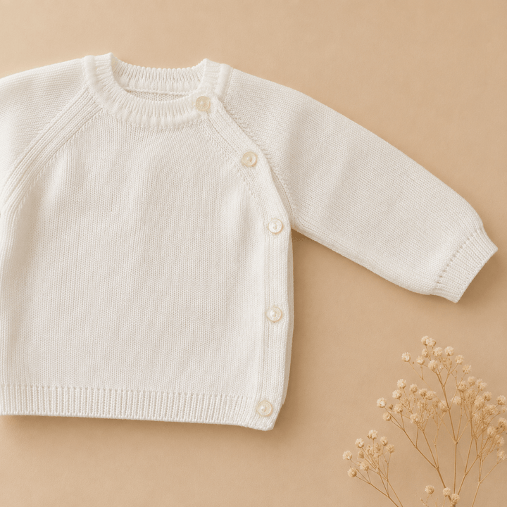 Soft Cotton Knitted Sweater for Babies