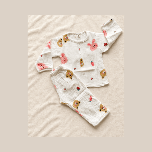 Muslin Cotton Pyjama Set