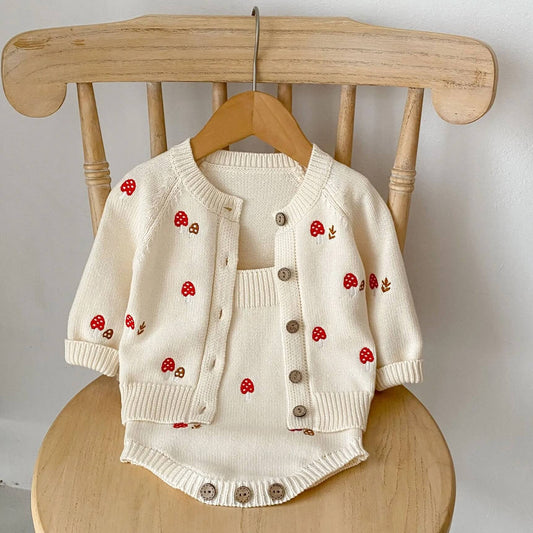 Newborn baby Sweater Romper