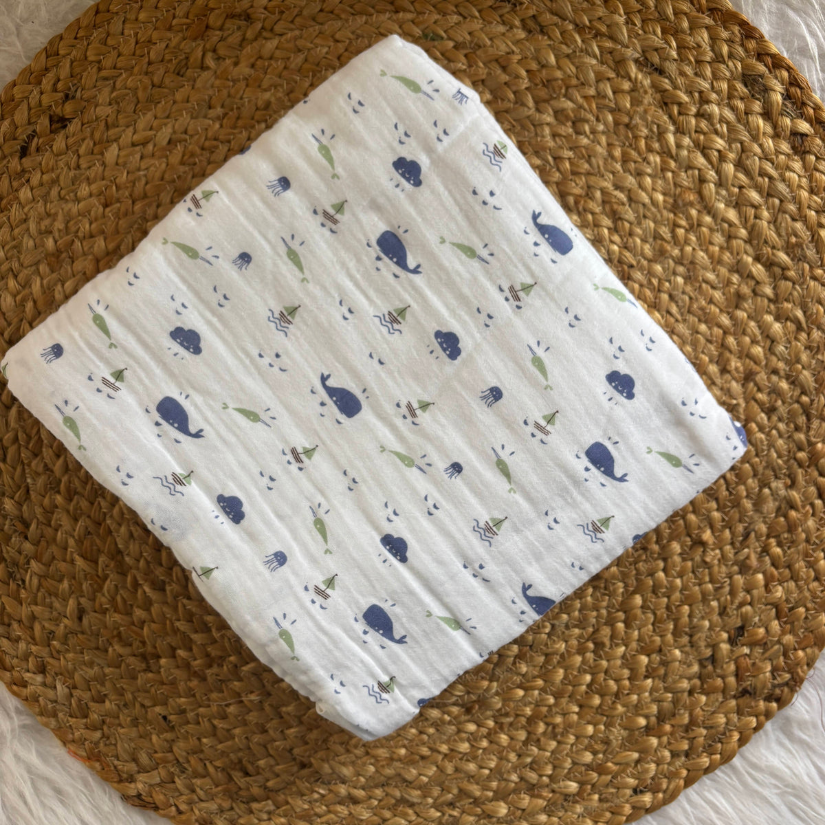 Muslin Cotton Baby Blankets in 6 layered & 8 layered thickness