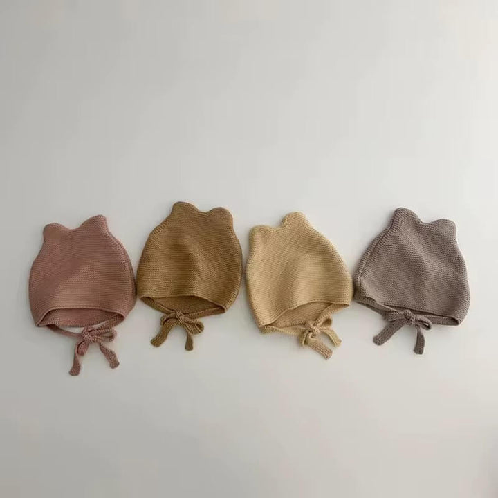 Knitted Bonnet Beanie| Winter Hat for Babies