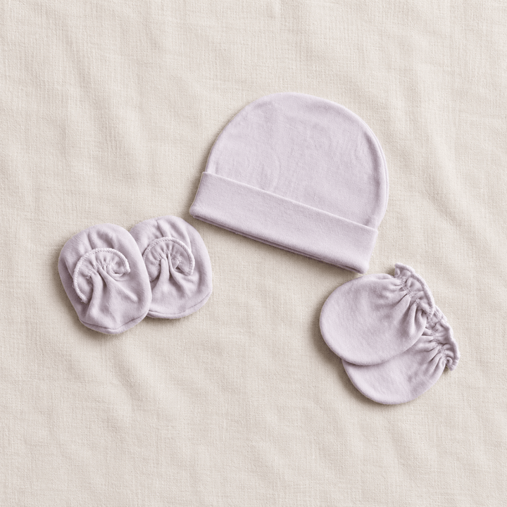 Newborn Cap, Mitten & Booties Set
