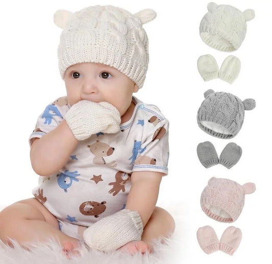 Baby cap & mittens