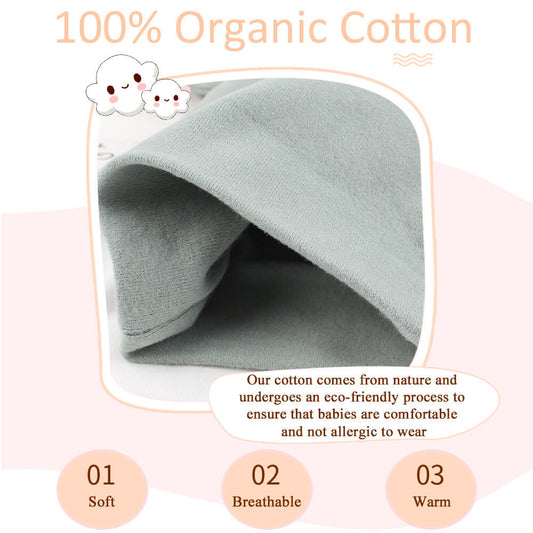 Organic Cotton Newborn Baby Caps | Soft Baby Cap 0–3 Months