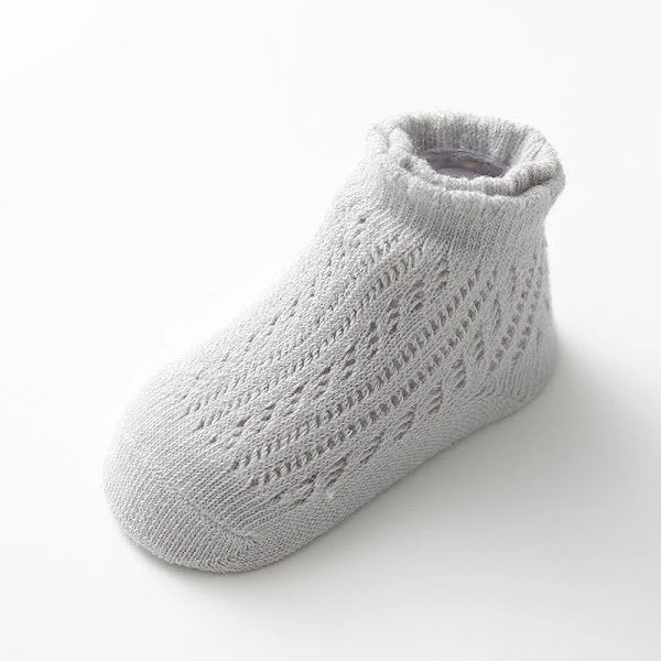Unisex Cotton Netted Sock(White, Blue, Pink, Grey)