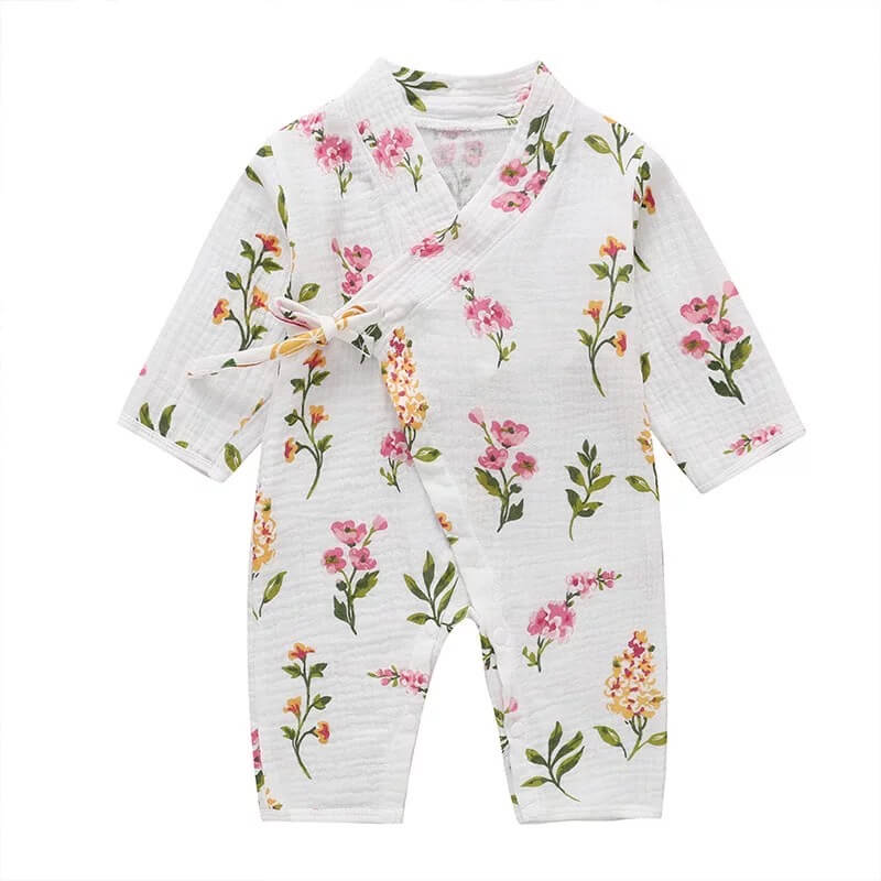 Unisex Printed Kimono Rompers/ Pyjamas