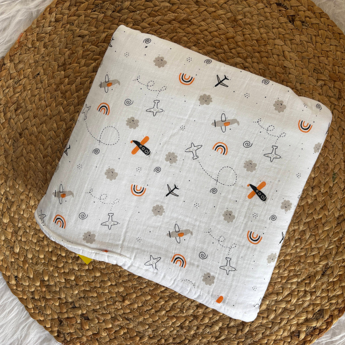 Muslin Cotton Baby Blankets in 6 layered & 8 layered thickness