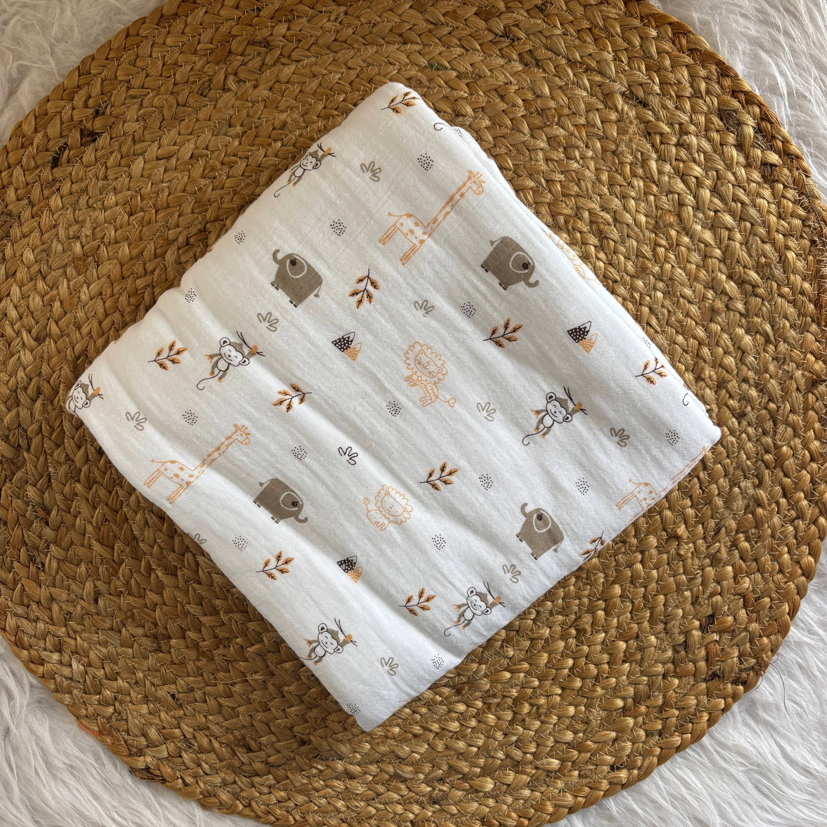 Muslin Cotton Baby Blankets in 6 layered & 8 layered thickness