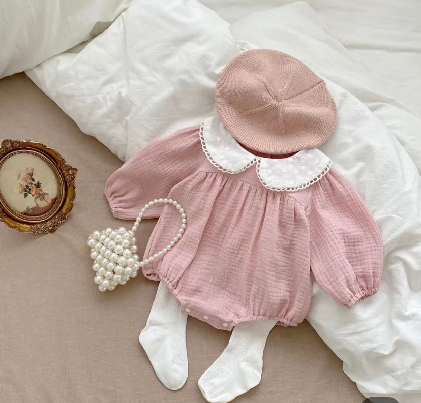 Baby muslin romper