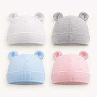 Organic Cotton Newborn Baby Caps | Soft Baby Cap 0–3 Months