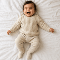 Knitted sweater pant set