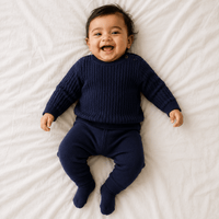 Knitted sweater pant set