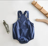 Blue Dungaree Romper