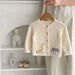 Unisex Cotton Knitted Animal Embroidery Baby Cardigan