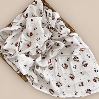Muslin Cotton Baby Swaddles in 2 layered( 110*110 cms)