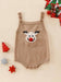 Knitted Elf Romper (Red/ Grey/ White)
