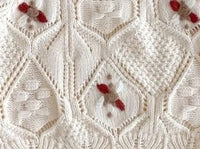 Cream Knitted Crop Top