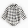 FULL SLEEVED CHECKED BABY BOY SHIRT ROMPER