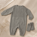 Cotton Knitted Full Length Rompers with Socks