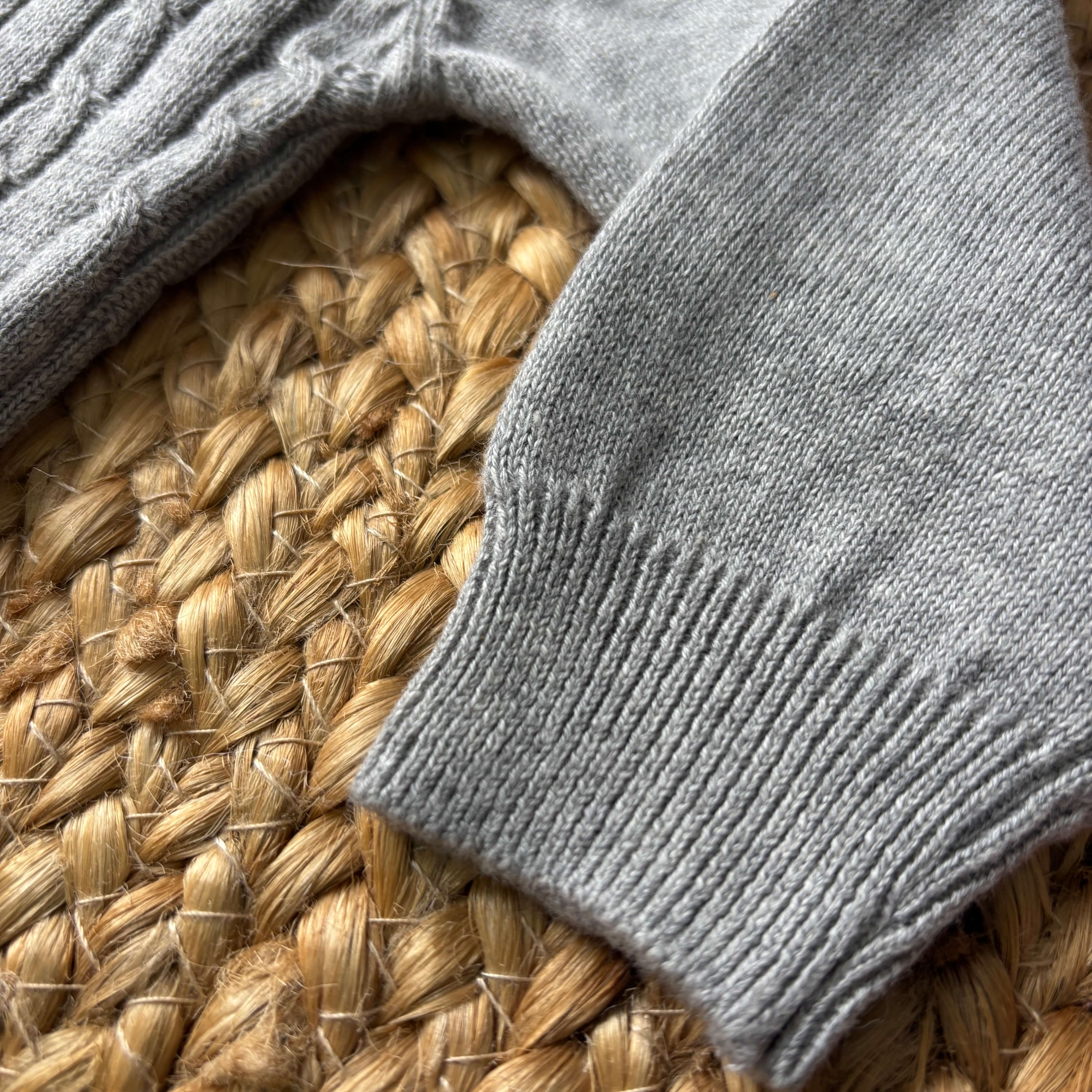 Cotton Knitted Full Length Rompers with Socks