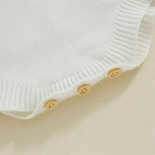 Hello World Full Sleeve Newborn Knitted Romper