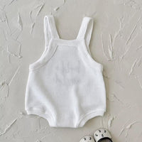 Hello World Newborn Knitted Romper | Cotton Baby Outfit