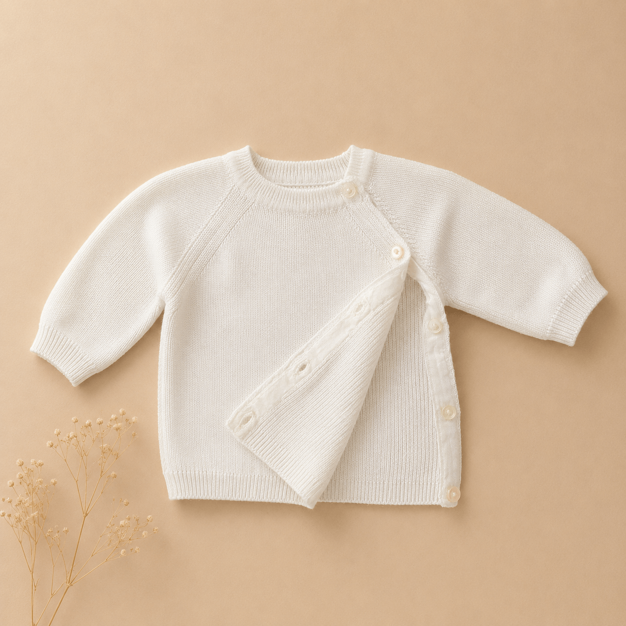 Soft Cotton Knitted Sweater for Babies