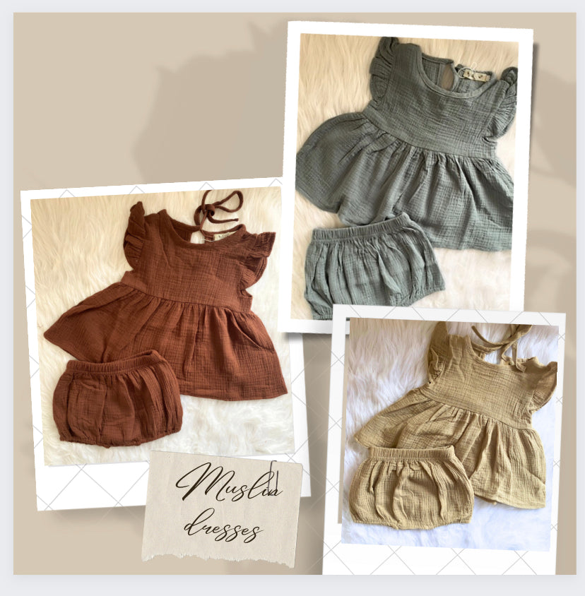 Baby Girl Muslin Clothes