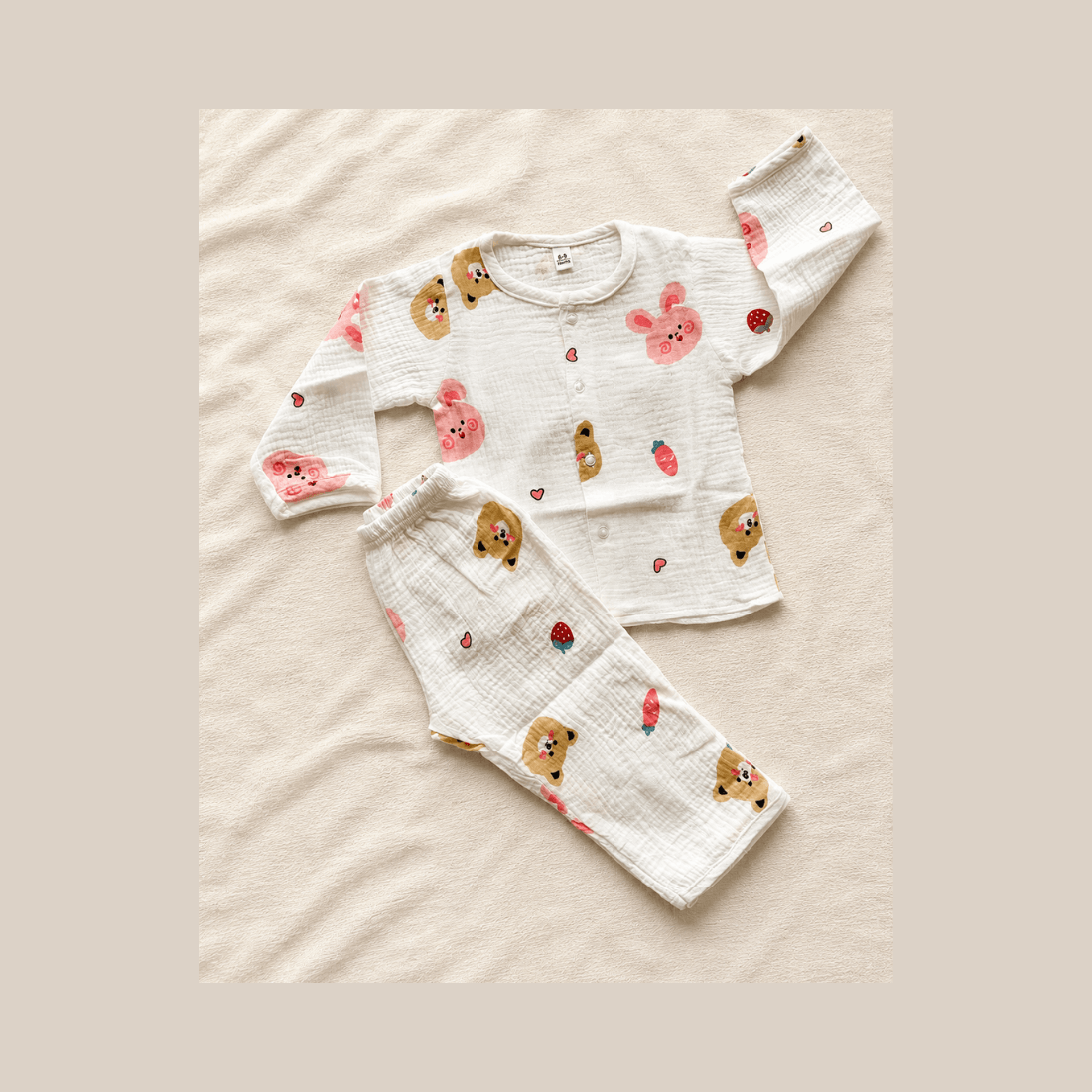 Muslin Cotton Pyjama Set