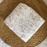 Muslin Cotton Baby Blankets in 6 layered & 8 layered thickness