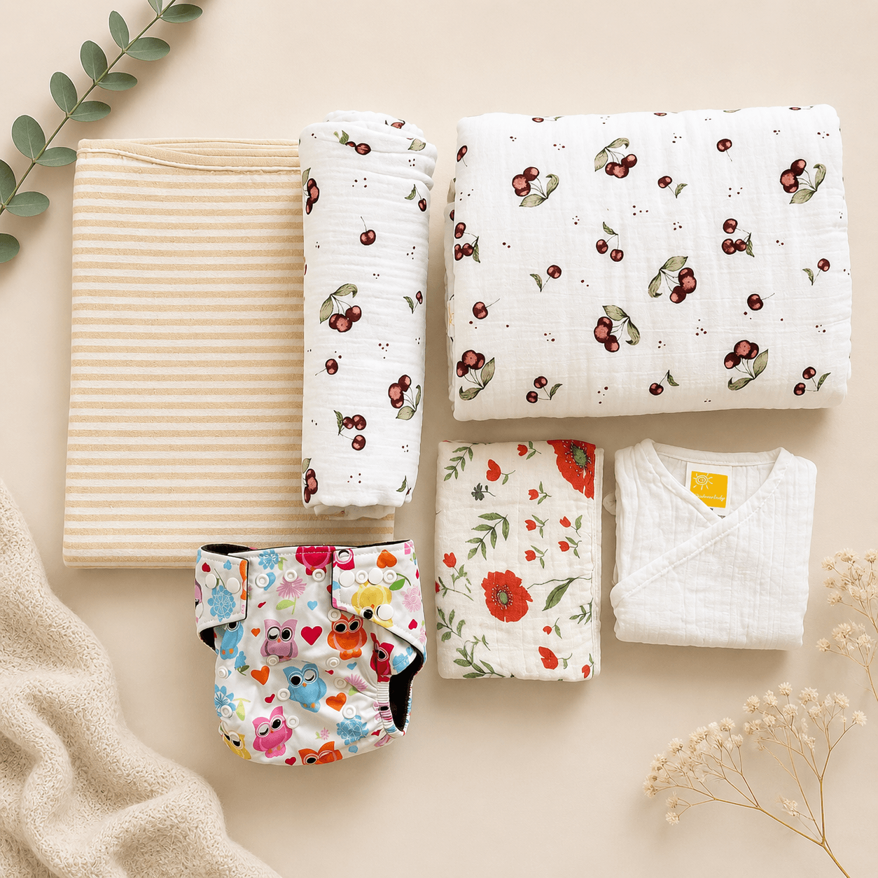 Gift Set for a Baby Shower or Newborn Baby