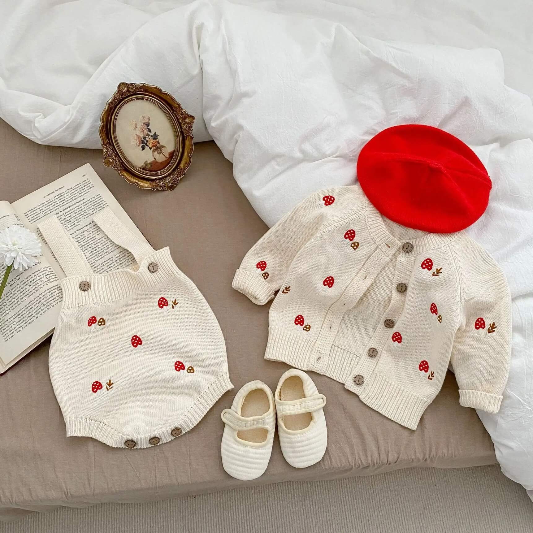 Newborn baby Sweater Romper