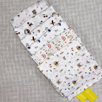 Muslin Cotton Baby Swaddles in 2 layered( 110*110 cms)