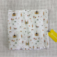 Muslin Cotton Baby Swaddles in 2 layered( 110*110 cms)