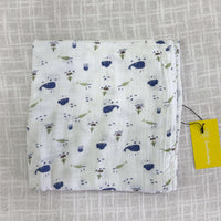 Muslin Cotton Baby Swaddles in 2 layered( 110*110 cms)
