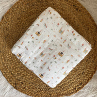 Muslin Cotton Baby Blankets in 6 layered & 8 layered thickness