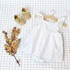 White Sleeveless Romper