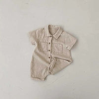 Baby Boy Linen Jumpsuits