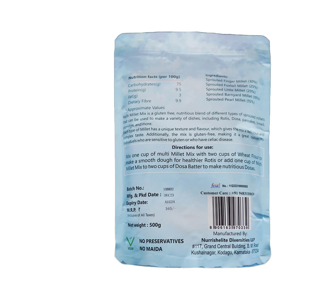 SPROUTED MULTI MILLET MIX
