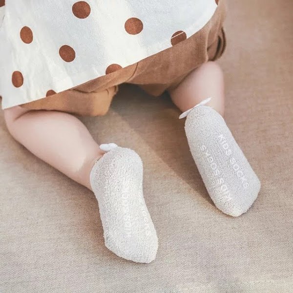 Unisex Heel Angel Wings Cotton Baby Socks
