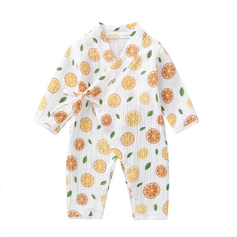 Unisex Printed  Kimono Rompers