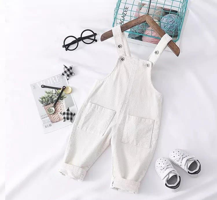 Corduroy Dungaree Pants