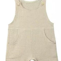 Muslin Cotton Baby Dungarees