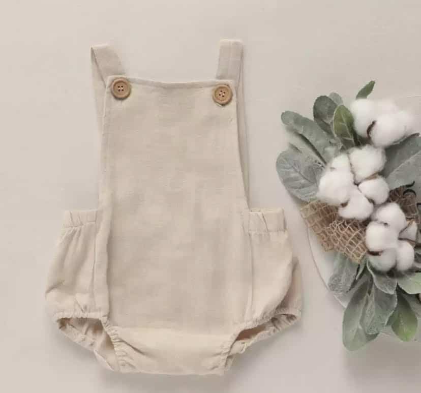 Cotton Dungarees/ Rompers from Newborn to 12 Months