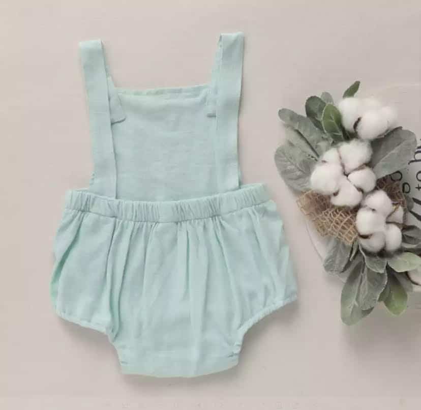 Cotton Dungarees/ Rompers from Newborn to 12 Months